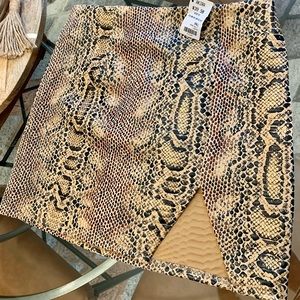 Akira Snake Mini Skirt